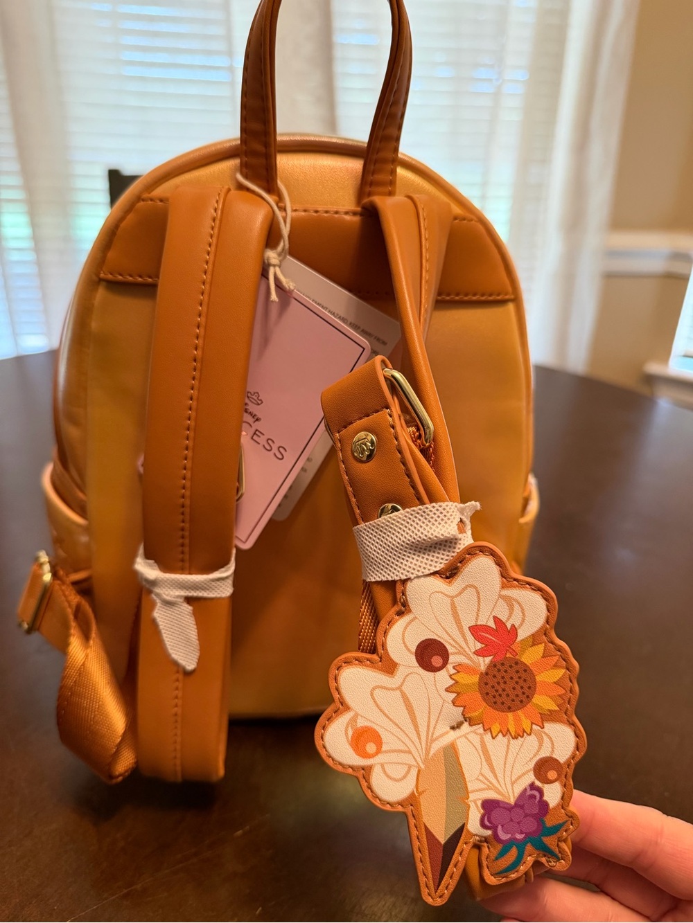 Loungefly Orange Sunflower Appliqué Mini Backpack - Picture 4 of 4